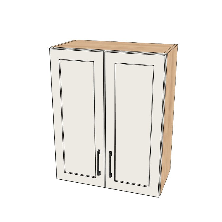 24" Wide x 30" High Wall Cabinet - (Ply Wood Boxes - Thermofoil Doors)