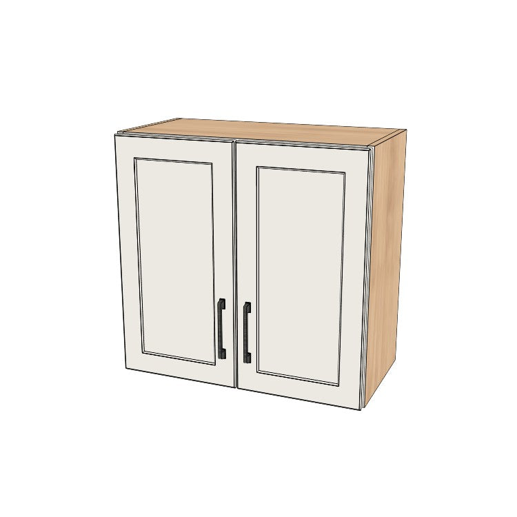 25" Wide x 24" High Wall Cabinet - (Ply Wood Boxes - Thermofoil Doors)