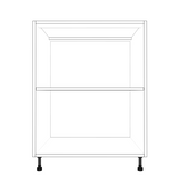 26" Wide Base Cabinet - (White Cabinet Boxes - Painted Doors)
