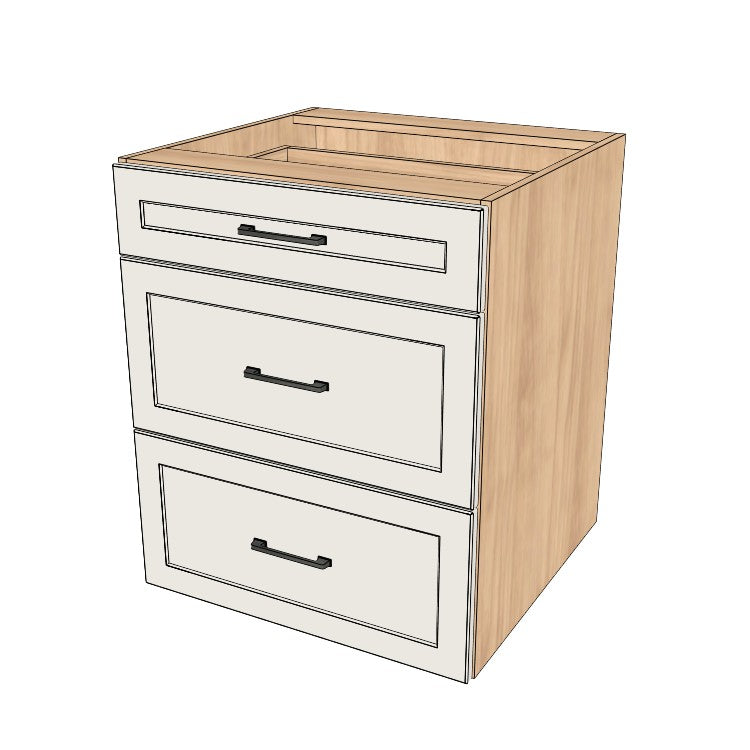 26" Wide Drawer Cabinet - (Ply Wood Boxes - Thermofoil Doors)