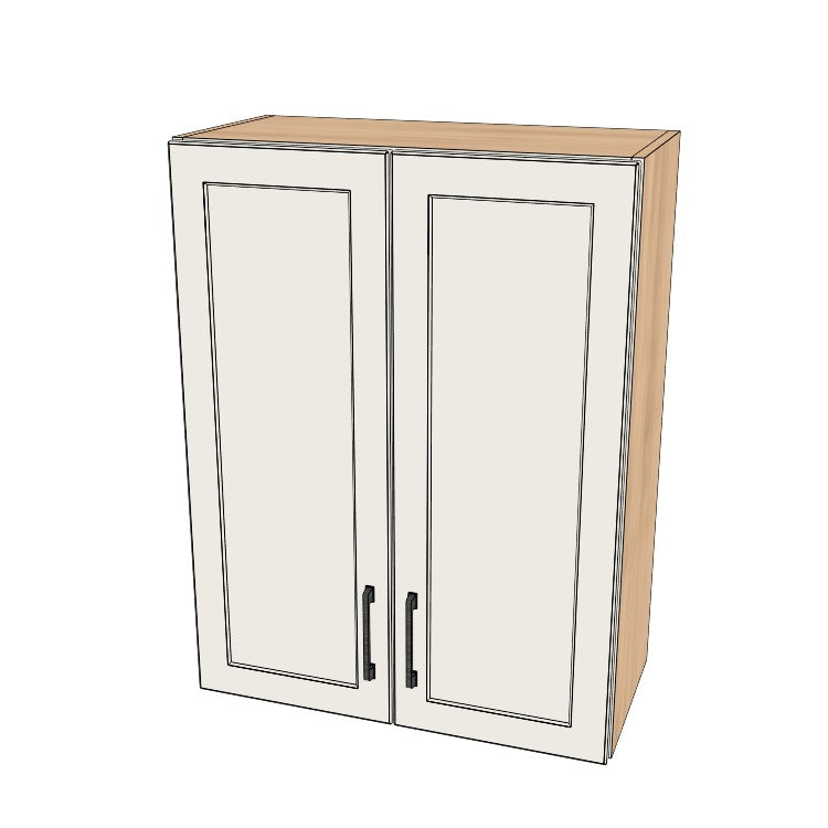 26" Wide x 34" High Wall Cabinet - (Ply Wood Boxes - Thermofoil Doors)