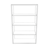 26" Wide x 42" High Wall Cabinet - (White Cabinet Boxes - Thermofoil Doors)