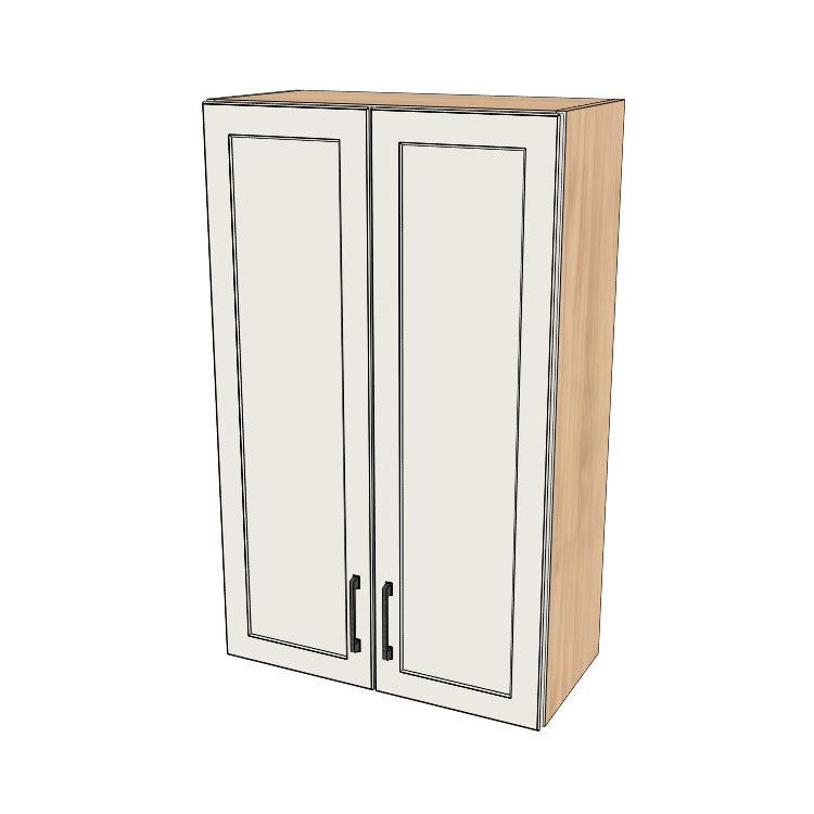 26" Wide x 42" High Wall Cabinet - (Ply Wood Boxes - Thermofoil Doors)
