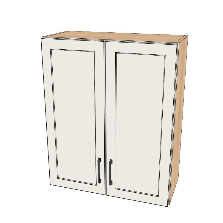 28" Wide x 34" High Wall Cabinet - (Ply Wood Boxes - Thermofoil Doors)