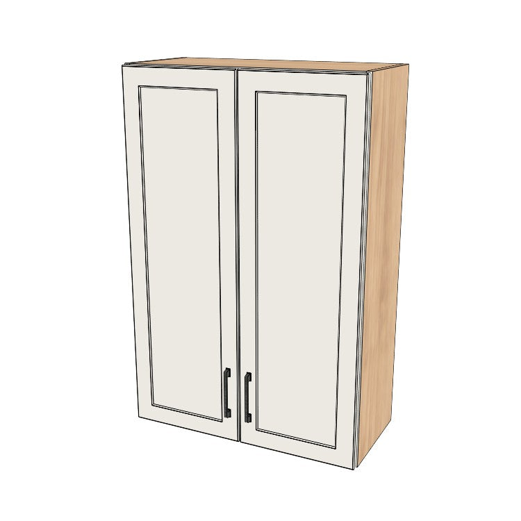 28" Wide x 42" High Wall Cabinet - (Ply Wood Boxes - Thermofoil Doors)