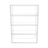 29" Wide x 42" High Wall Cabinet - (White Cabinet Boxes - Thermofoil Doors)