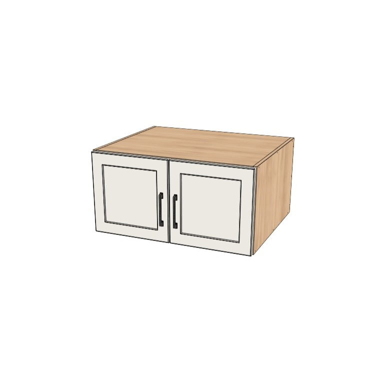 30" Wide x 15" High x 24" Deep Stove/Fridge Cabinet - (Ply Wood Boxes - Painted Doors)