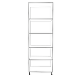 30" Wide Tall Pantry Cabinet - (White Cabinet Boxes - Thermofoil Doors) 24 D
