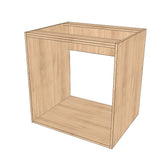 30" Wide Base Cabinet - Sink Cabinet - No Back - (Ply Wood Boxes - Painted Doors)