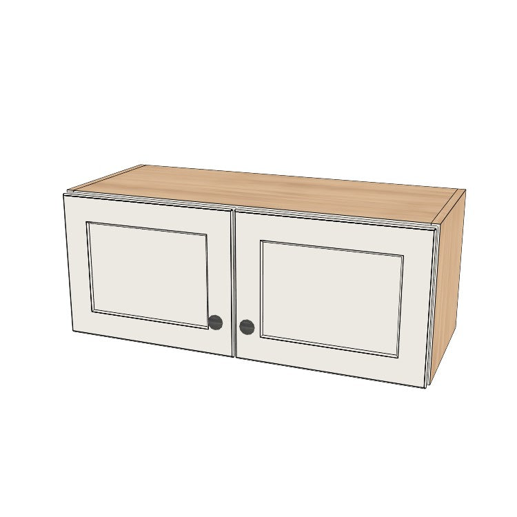 30" Wide x 12" High Wall Cabinet - (Ply Wood Boxes - Painted Doors)