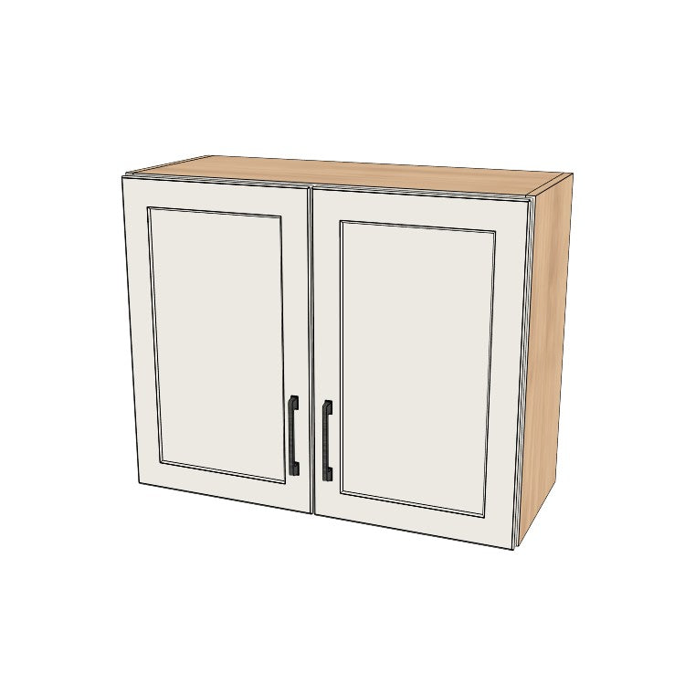 30" Wide x 24" High Wall Cabinet - (Ply Wood Boxes - Thermofoil Doors)