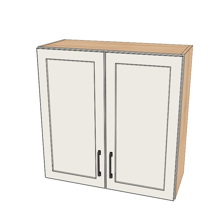 30" Wide x 30" High Wall Cabinet - (Ply Wood Boxes - Thermofoil Doors)