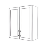 30" Wide x 34" High Wall Cabinet - (White Cabinet Boxes - Thermofoil Doors)