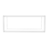 31" Wide x 12" High Wall Cabinet - (White Cabinet Boxes - Thermofoil Doors)
