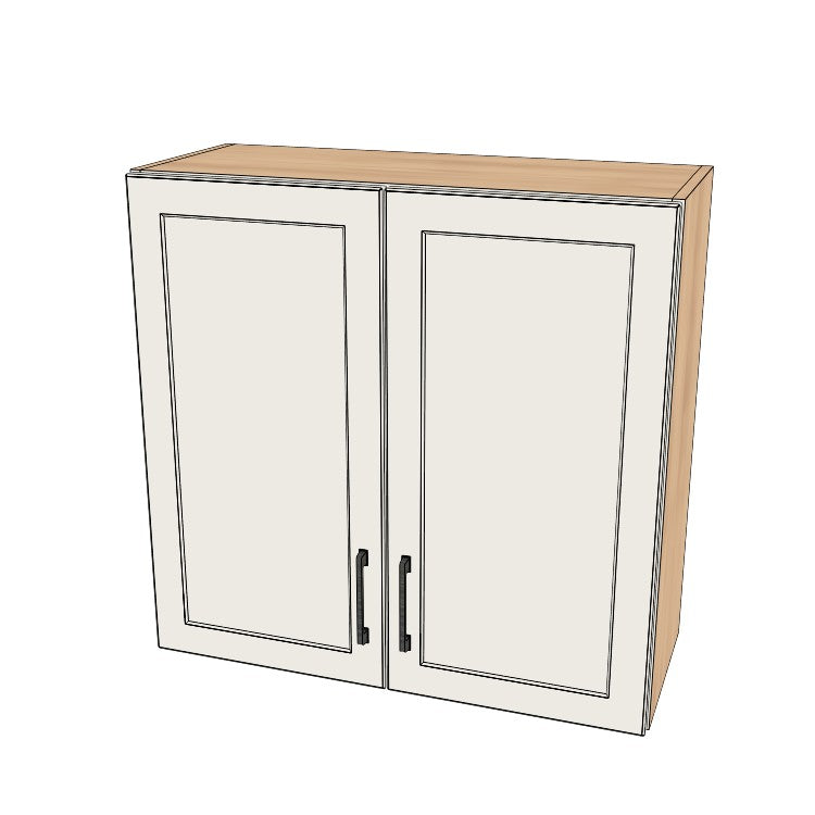 31" Wide x 30" High Wall Cabinet - (Ply Wood Boxes - Thermofoil Doors)