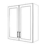 31" Wide x 36" High Wall Cabinet - (White Cabinet Boxes - Thermofoil Doors)