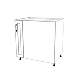 33" Blind Corner Base Cabinet - Door on Right/Left Side - (White Cabinet Boxes - Thermofoil Doors)