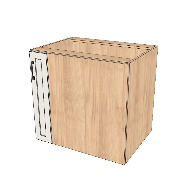 33" Blind Corner Base Cabinet - Door on Right/Left Side - (Ply Wood Boxes - Painted Doors)
