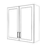 34" Wide x 36" High Wall Cabinet - (White Cabinet Boxes - Thermofoil Doors)