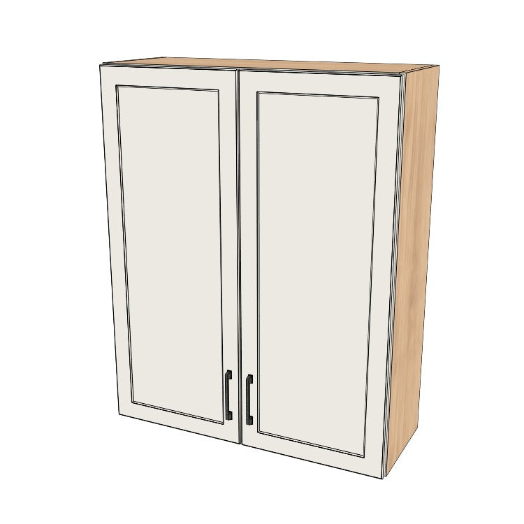34" Wide x 42" High Wall Cabinet - (Ply Wood Boxes - Thermofoil Doors)