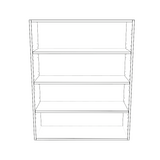 34" Wide x 42" High Wall Cabinet - (White Cabinet Boxes - Painted Doors)