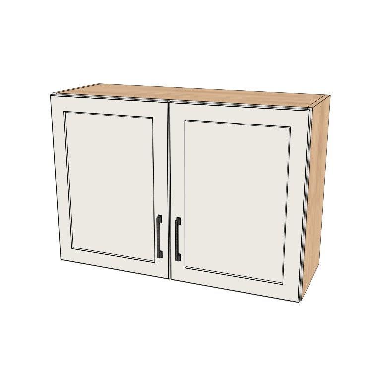 35" Wide x 24" High Wall Cabinet - (Ply Wood Boxes - Thermofoil Doors)
