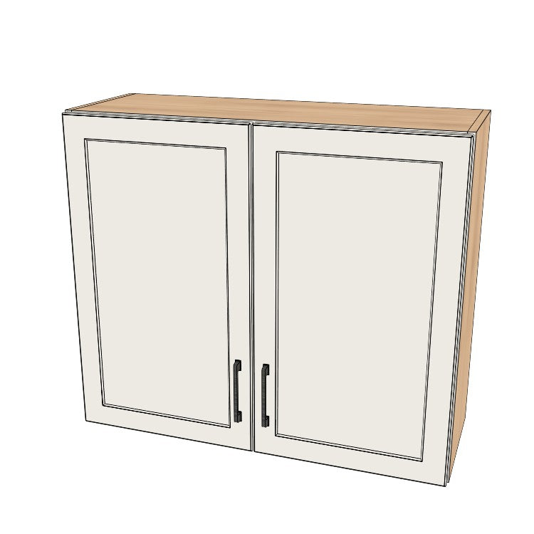 35" Wide x 30" High Wall Cabinet - (Ply Wood Boxes - Thermofoil Doors)