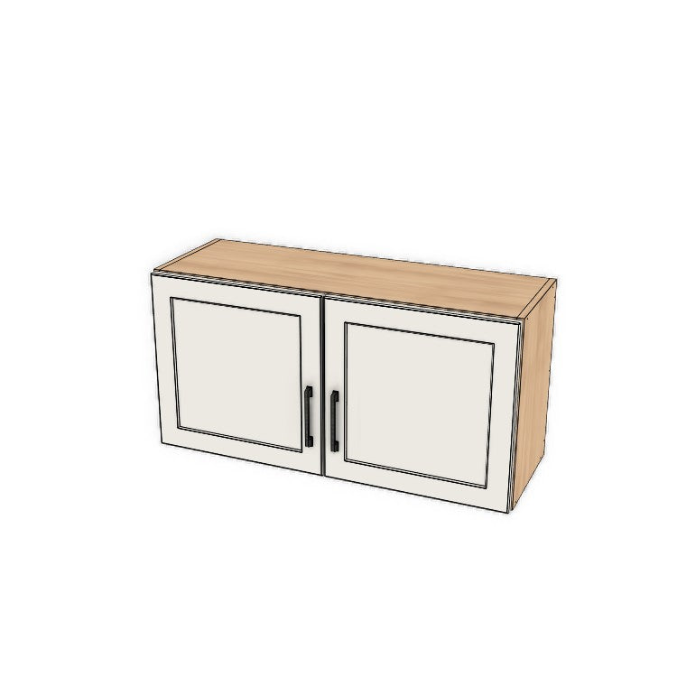 36" Wide x 18" High Fridge/Stove Cabinet - (Ply Wood Boxes - Painted  Doors)