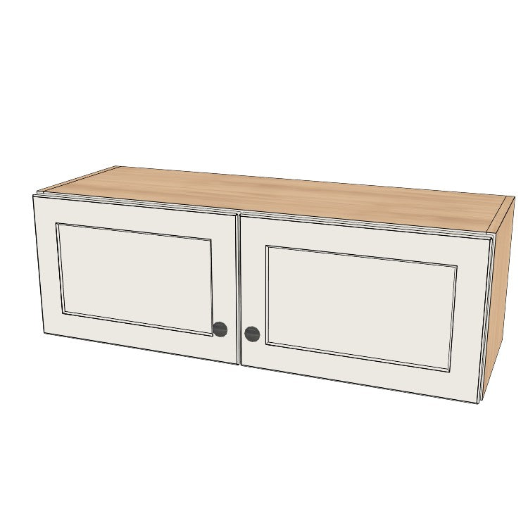 36" Wide x 12" High Wall Cabinet - (Ply Wood Boxes - Thermofoil Doors)