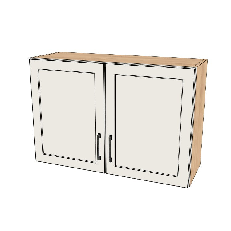 36" Wide x 24" High Wall Cabinet - (Ply Wood Boxes - Thermofoil Doors)