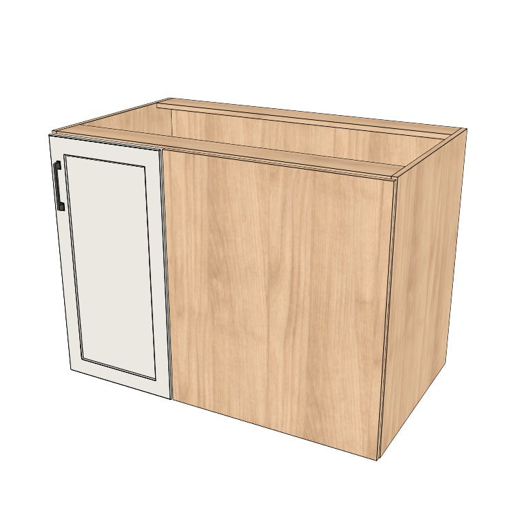42" Blind Corner Base Cabinet - Door on Right/Left Side - (Ply Wood Boxes - Thermofoil Doors)