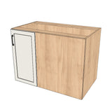 42" Blind Corner Base Cabinet - Door on Right/Left Side - (Ply Wood Boxes - Thermofoil Doors)