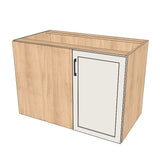 45" Blind Corner Base Cabinet - Door on Right/Left Side - (Ply Wood Boxes - Thermofoil Doors)