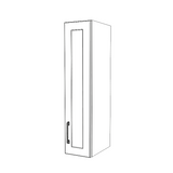 8" Wide x 36" High Wall Cabinet - (White Cabinet Boxes - Thermofoil Doors)