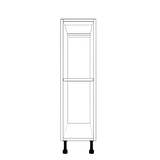 9" Wide Base Cabinet - (White Cabinet Boxes - Thermofoil Doors)