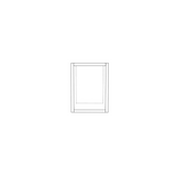 9" Wide x 12" High Wall Cabinet - (White Cabinet Boxes - Thermofoil Doors)