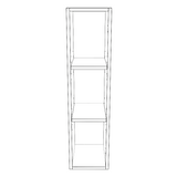 9" Wide x 36" High Wall Cabinet - (White Cabinet Boxes - Thermofoil Doors)